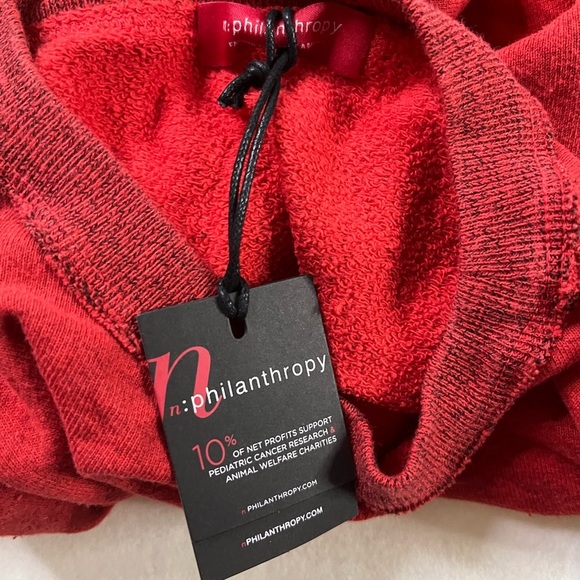 NWT n:PHILANTHROPY Vibrant Red Knitwear Size Small - Picture 6 of 7